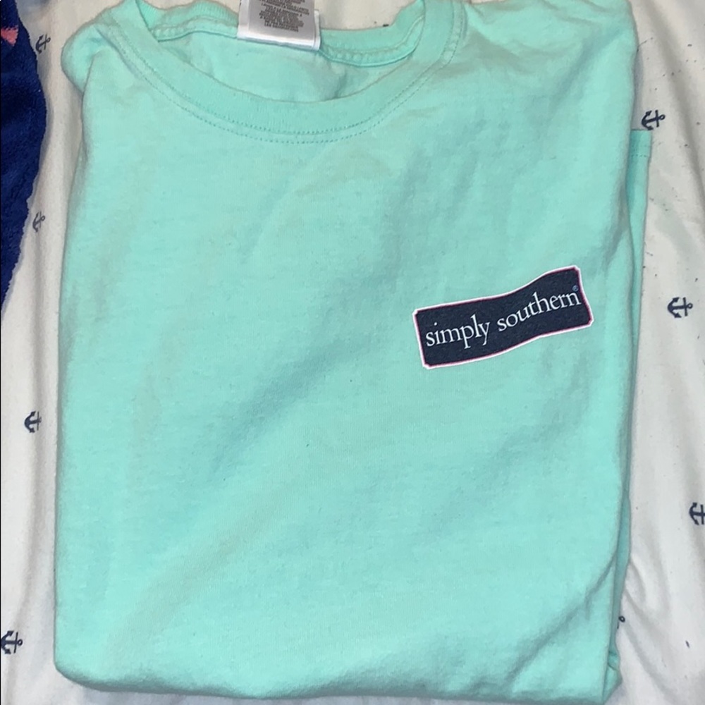 Teal Simply southern shirt